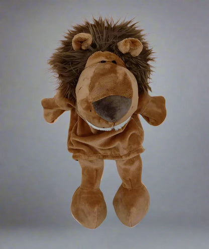 Brown Lion Puppet - Sheep Puppet - CritterCast: Engaging Puppet Shows with Animal Puppets - GadWitch Toys