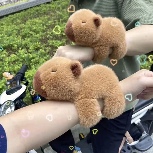 Capybara Plush Slap Bracelet - GadWitch Toys