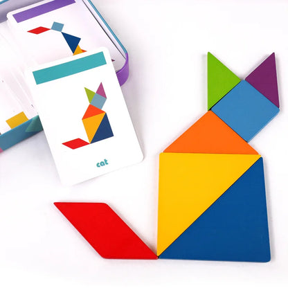 Colorful Jigsaw Tangram Puzzle - GadWitch Toys