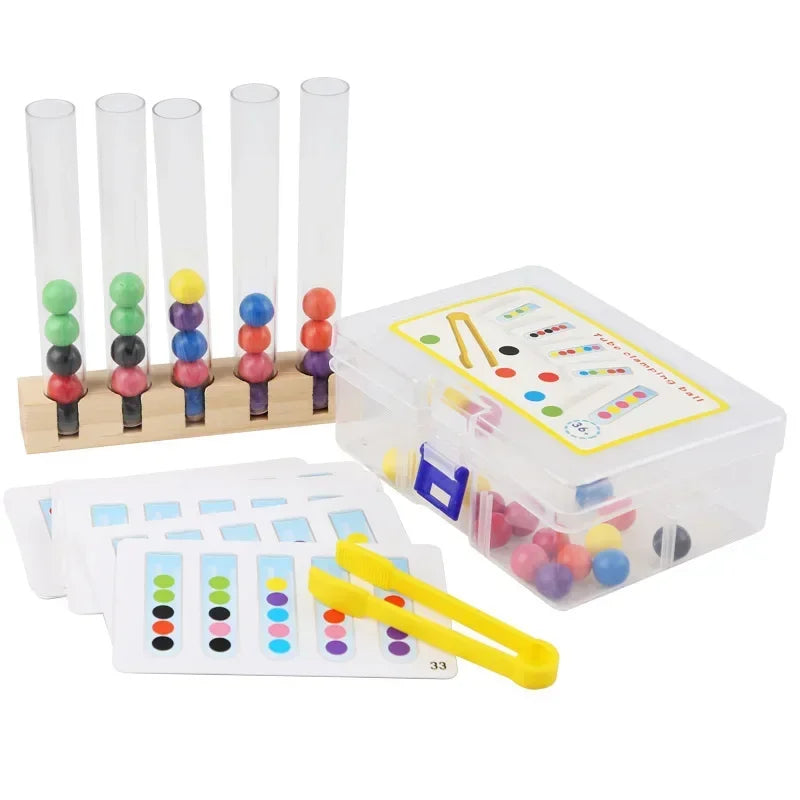 Montessori Education | Multi Color Counting Tube Bead