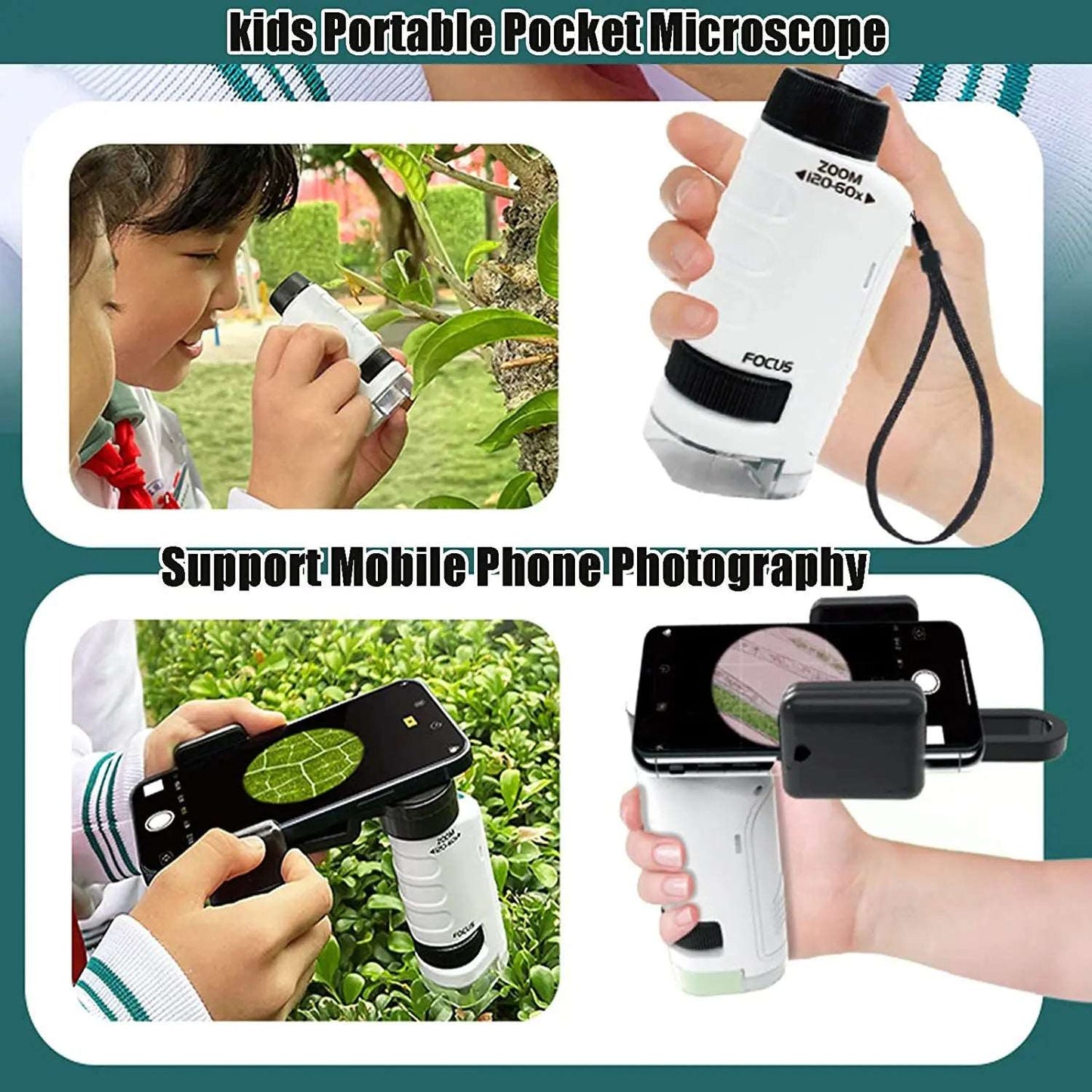 Pocket Science Microscope Kit - GadWitch