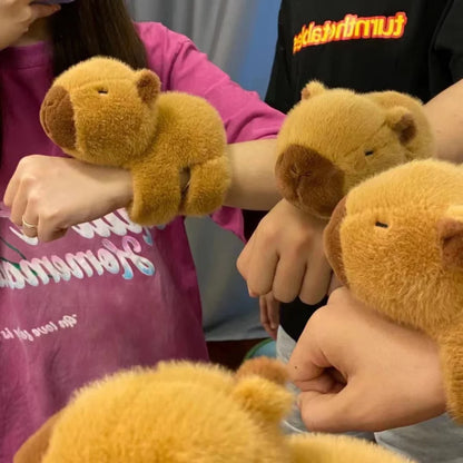 Funny Capybara Slap Bracelet Plush - GadWitch Toys