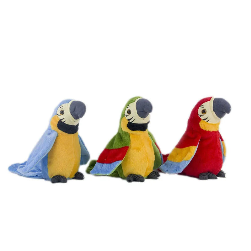 Bird Talking Parrot in 3 options: green parrot, blue parrot and red parrot - Talking Parrot Toy - GadWitch Toys