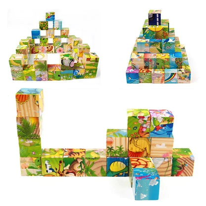 3D Wooden Puzzle Cube - GadWitch Toys