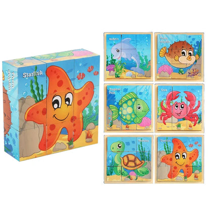 3D Wooden Puzzle Cube - GadWitch Toys