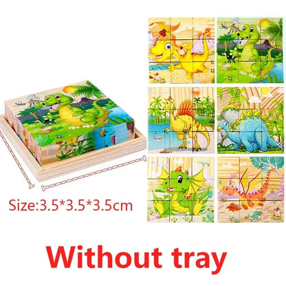 3D Wooden Puzzle Cube - GadWitch Toys